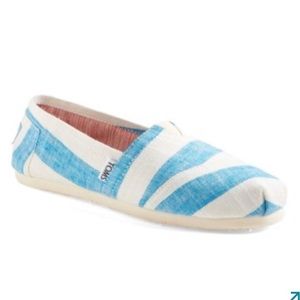 Classic stripe slip ons